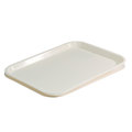 Hapco-Elmar Essential 10.5x13.75" Rect. Tray W/ Round Corners, Vanilla, PK 36 R3000VAN